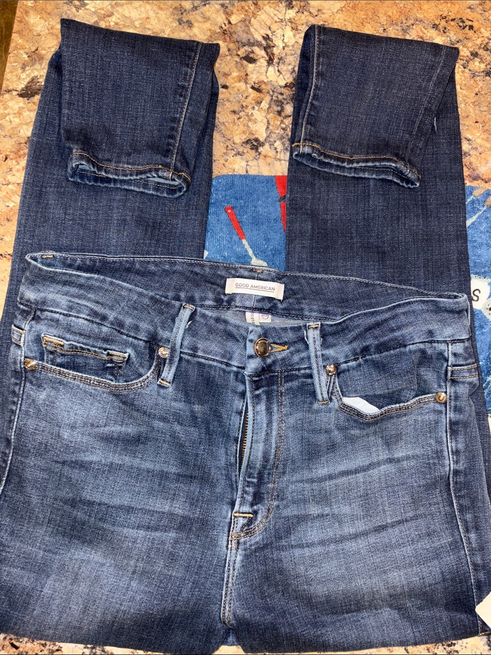 Good American Women's Medium Wash Skinny Jeans - Blue